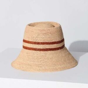 Janessa Leone Ryder Raffia Bucket Hat - Packable